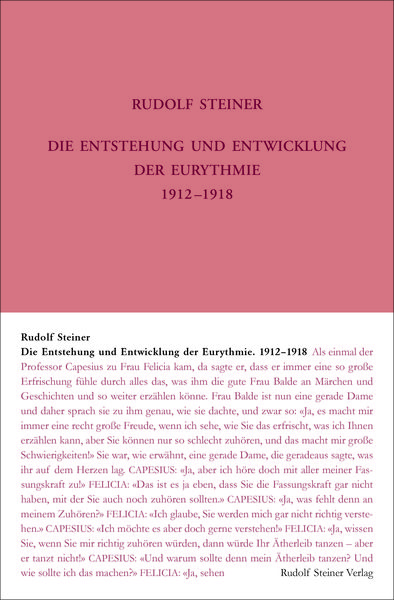 Produktbild: Die Entstehung und Entwicklung der Eurythmie 1912-1918
