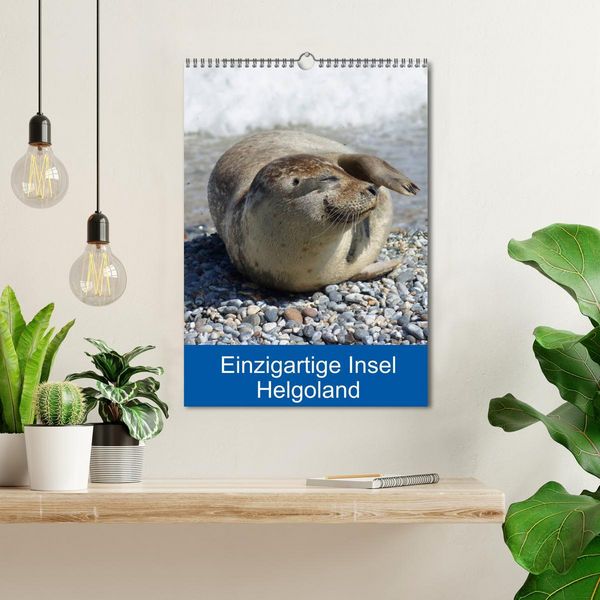 Produktbild: Einzigartige Insel Helgoland (Wandkalender 2026 DIN A3 hoch), CALVENDO Monatskalender