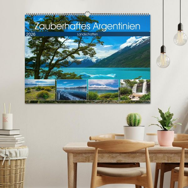Produktbild: Zauberhaftes Argentinien (Wandkalender 2026 DIN A2 quer), CALVENDO Monatskalender