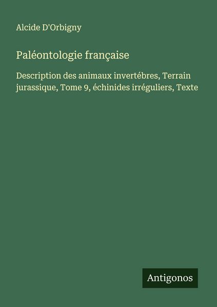 Produktbild: Pal&eacute;ontologie fran&ccedil;aise