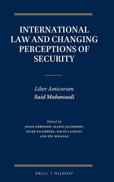 Produktbild: International Law and Changing Perceptions of Security