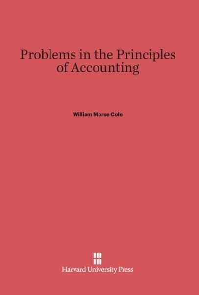 Produktbild: Problems in the Principles of Accounting