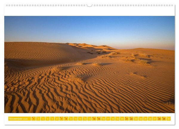 Produktbild: Die W&uuml;ste von Dubai (Wandkalender 2026 DIN A2 quer), CALVENDO Monatskalender
