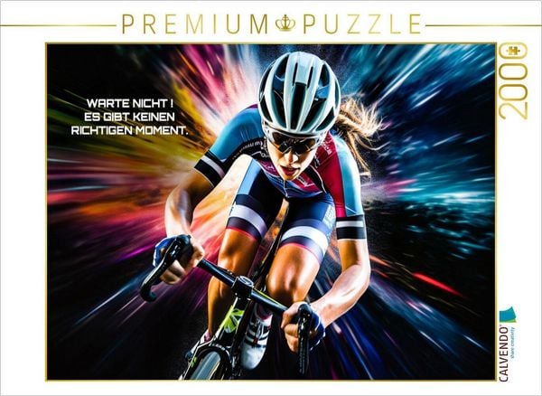 Produktbild: CALVENDO Puzzle Ein Motiv aus dem Kalender Rennrad und Motivation | 2000 Teile Lege-Gr&ouml;&szlig;e 90x67cm Foto-Puzzle f&uuml;r gl&uuml;ckliche Stunden