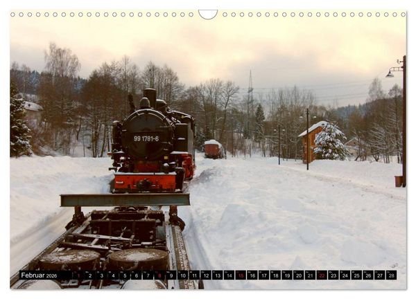 Produktbild: Bahnland Sachsen (Wandkalender 2026 DIN A3 quer), CALVENDO Monatskalender