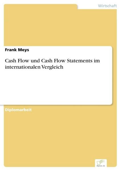 Produktbild: Cash Flow und Cash Flow Statements im internationalen Vergleich