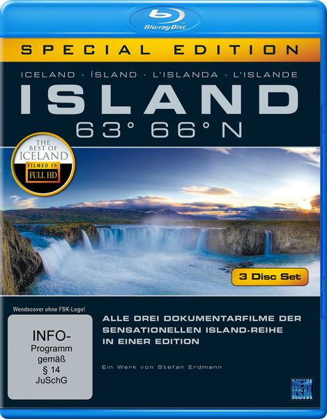 Island 63° 66° N - Eine phantastische Reise durch ein phantastisches Land  Special Edition [3 BRs]