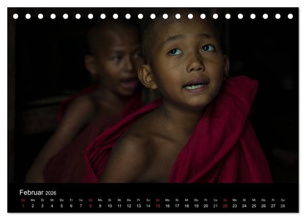 Produktbild: Myanmar - Eindr&uuml;cke (Tischkalender 2026 DIN A5 quer), CALVENDO Monatskalender