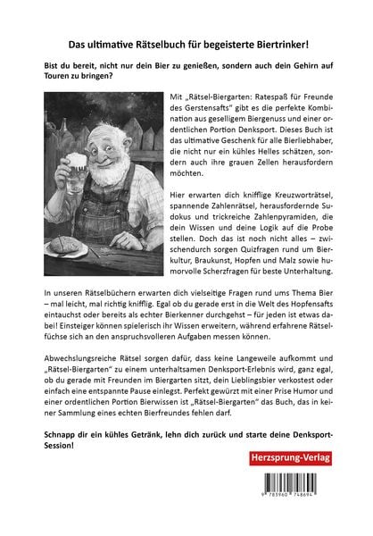 Produktbild: R&auml;tsel-Biergarten: Ratespa&szlig; f&uuml;r Freunde des Gerstensafts