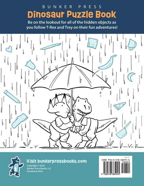 Produktbild: Bunker Press Dinosaur Puzzle Book