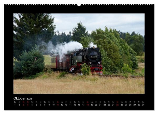 Produktbild: Dampferlebnis im Harz (Wandkalender 2026 DIN A2 quer), CALVENDO Monatskalender