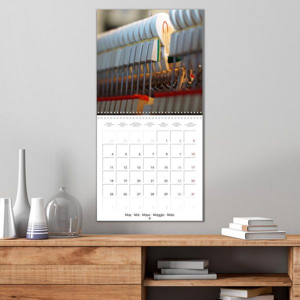 Produktbild: Moments de Piano (Calendrier mural carr&eacute; 2026 30x30 cm) Calendrier double avec une page pour vos prises de notes