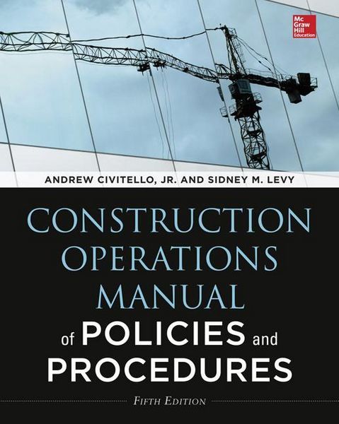 Produktbild: Construction Operations Manual of Policies and Procedures 5e (Pb)