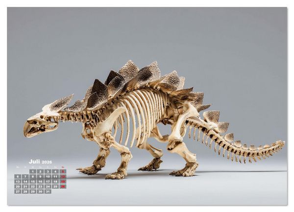 Produktbild: Knochen der Giganten - Dinosaurier im Portr&auml;t (Wandkalender 2026 DIN A2 quer), CALVENDO Monatskalender