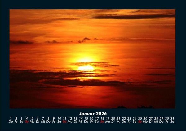 Produktbild: Sonnenunterg&auml;nge 2026 Fotokalender DIN A4