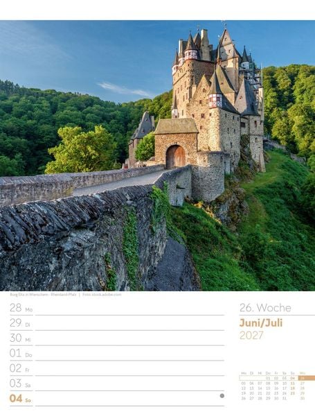 Produktbild: Malerisches Deutschland Wochenplaner Kalender 2027