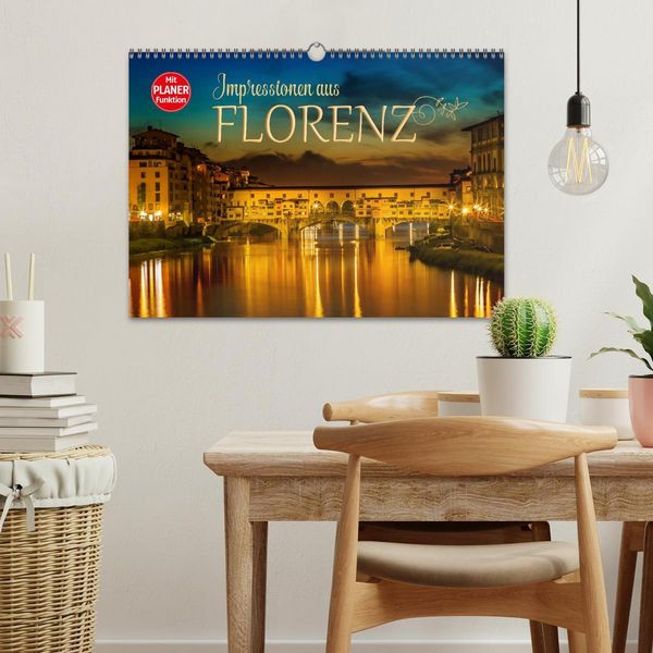 Produktbild: Impressionen aus FLORENZ (Wandkalender 2026 DIN A3 quer), CALVENDO Monatskalender