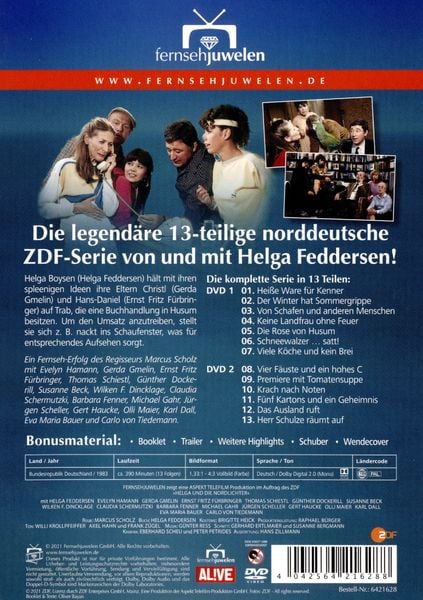 Produktbild: Helga und die Nordlichter - Die komplette Serie (Folgen 1-13) (Fernsehjuwelen) [2 DVDs]