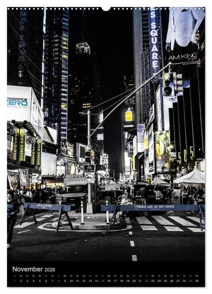 Produktbild: NEW YORK &ndash; street view (hochwertiger Premium Wandkalender 2026 DIN A2 hoch), Kunstdruck in Hochglanz