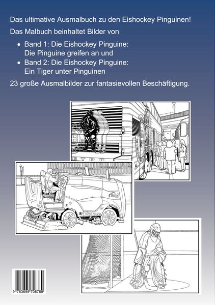 Produktbild: Die Eishockey Pinguine: Das Malbuch zu Band 1 und 2