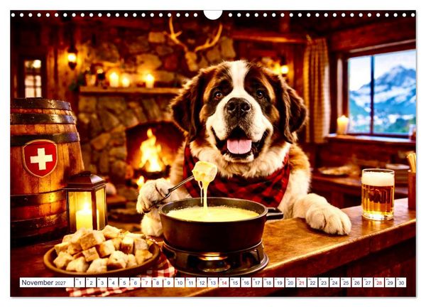 Produktbild: Wovon Hunde tr&auml;umen (Wandkalender 2027 DIN A3 quer), CALVENDO Monatskalender
