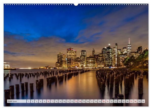 Produktbild: NEW YORK CITY Urbane Magie (hochwertiger Premium Wandkalender 2026 DIN A2 quer), Kunstdruck in Hochglanz