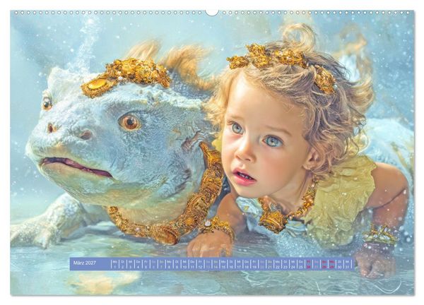 Produktbild: Als ich von einer Wasserkreatur tr&auml;umte - Fantasiewerke (hochwertiger Premium Wandkalender 2027 DIN A2 quer), Kunstdruck in Hochglanz