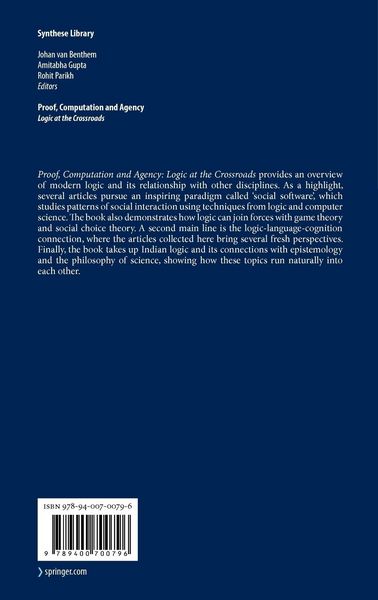 Produktbild: Proof, Computation and Agency