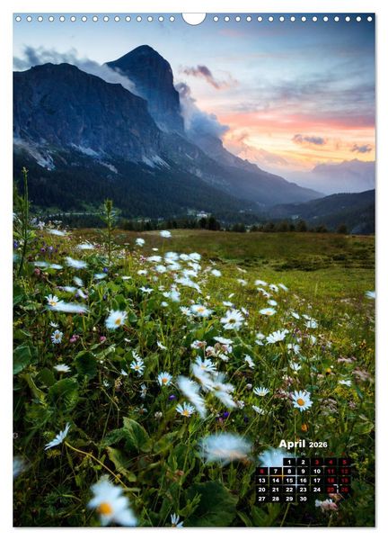 Produktbild: Dolomiten - Reise um die bleichen Berge zu entdecken (Wandkalender 2026 DIN A3 hoch), CALVENDO Monatskalender