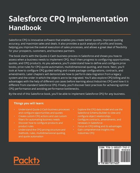 Produktbild: Salesforce CPQ Implementation Handbook