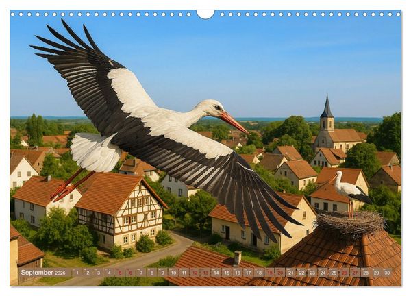 Produktbild: &Uuml;ber dem Vogelflug (Wandkalender 2026 DIN A3 quer), CALVENDO Monatskalender