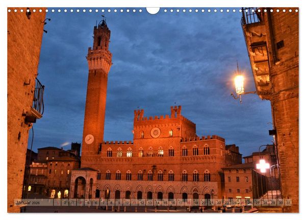Produktbild: Sehnsucht nach SIENA (Wandkalender 2026 DIN A3 quer), CALVENDO Monatskalender