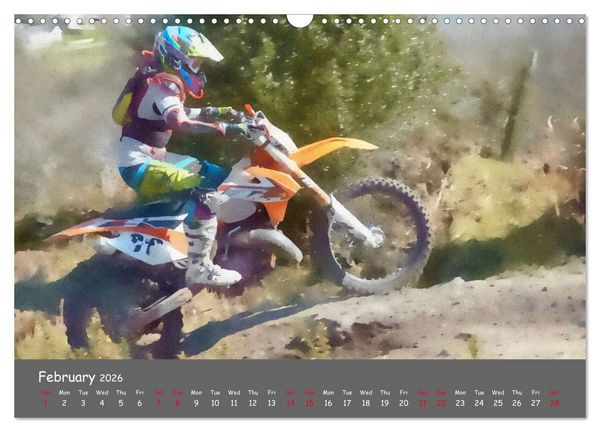 Produktbild: Enduro Racing (Wall Calendar 2026 DIN A3 landscape), CALVENDO 12 Month Wall Calendar