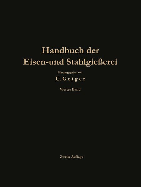 Produktbild: Handbuch der Eisen- und Stahlgie&szlig;erei