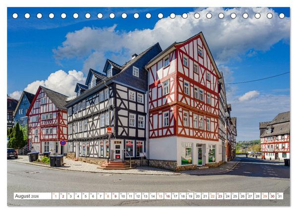 Produktbild: Dillenburg Impressionen (Tischkalender 2026 DIN A5 quer), CALVENDO Monatskalender