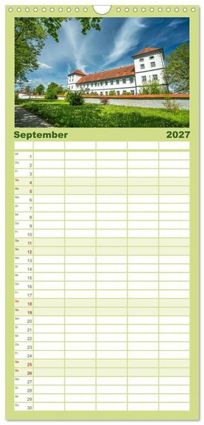 Produktbild: Familienplaner 2027 - Sch&ouml;nes Me&szlig;kirch mit 5 Spalten (Wandkalender, 21 x 45 cm) CALVENDO