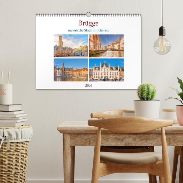 Produktbild: Br&uuml;gge - malerische Stadt mit Charme (Wandkalender 2026 DIN A3 quer), CALVENDO Monatskalender