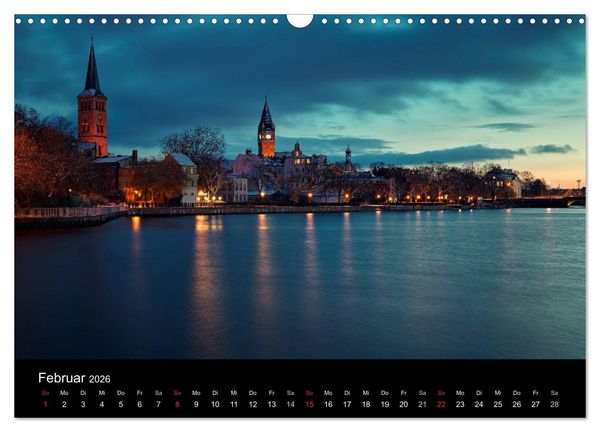 Produktbild: Berlin zwischen Tag und Nacht (Wandkalender 2026 DIN A3 quer), CALVENDO Monatskalender