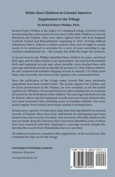 Produktbild: White Slave Children in Colonial America