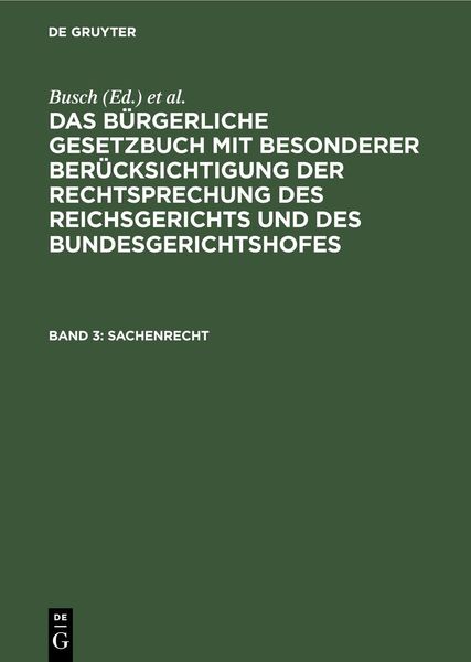 Produktbild: Sachenrecht