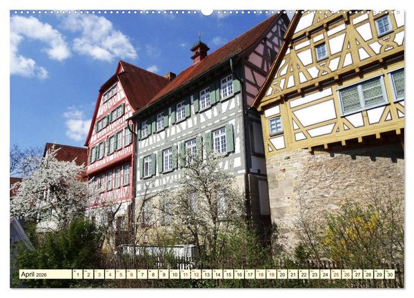 Produktbild: Unterwegs im Schwaben-Land (Wandkalender 2026 DIN A2 quer), CALVENDO Monatskalender