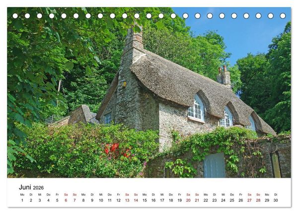Produktbild: Cornwall und Wales (Tischkalender 2026 DIN A5 quer), CALVENDO Monatskalender