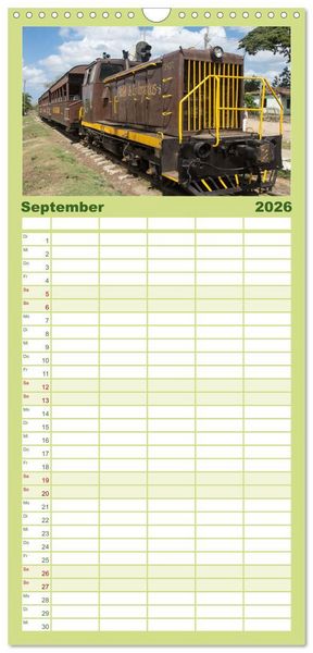 Produktbild: Familienplaner 2026 - Kuba - Ein ganzes Jahr Karibikflair mit 5 Spalten (Wandkalender, 21 x 45 cm) CALVENDO