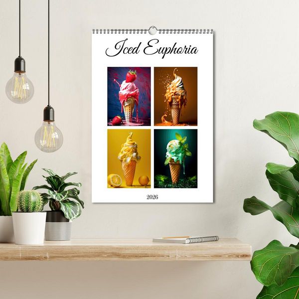 Produktbild: Iced Euphoria (Wall Calendar 2026 DIN A3 portrait), CALVENDO 12 Month Wall Calendar