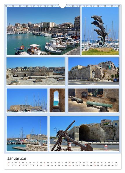 Produktbild: Kreta - Historische St&auml;dte und Bilderbuchd&ouml;rfer (Wandkalender 2026 DIN A3 hoch), CALVENDO Monatskalender