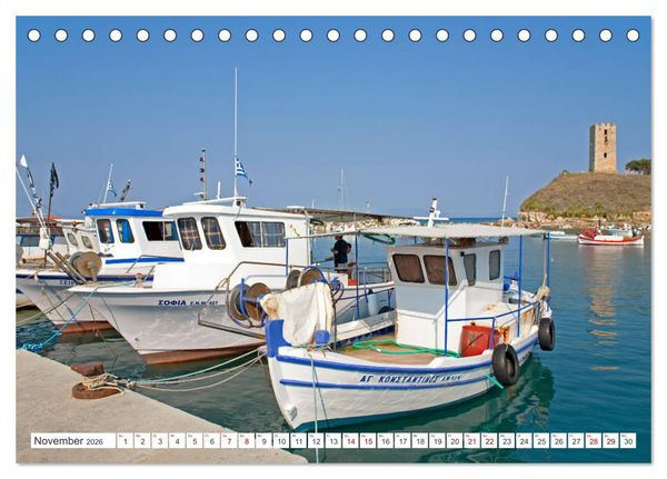 Produktbild: Chalkidiki - Urlaubsparadies in Nordgriechenland (Tischkalender 2026 DIN A5 quer), CALVENDO Monatskalender