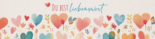Produktbild: Glaswindlicht zum Geburtstag - Du bist liebenswert