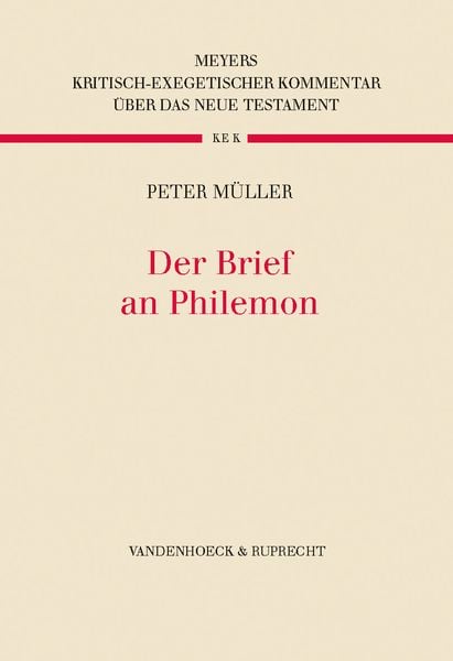 Produktbild: Der Brief an Philemon