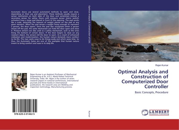 Produktbild: Optimal Analysis and Construction of Computerized Door Controller