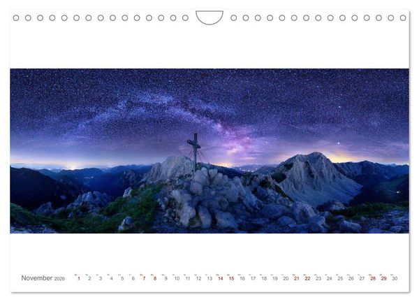 Produktbild: BergBlicke! (Wandkalender 2026 DIN A4 quer), CALVENDO Monatskalender